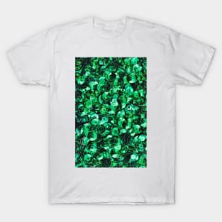 Green Scattered Sequins T-Shirt